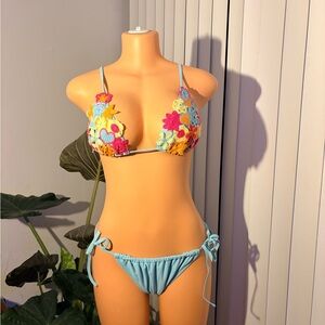 No Boundaries Multicolor Floral Bikini